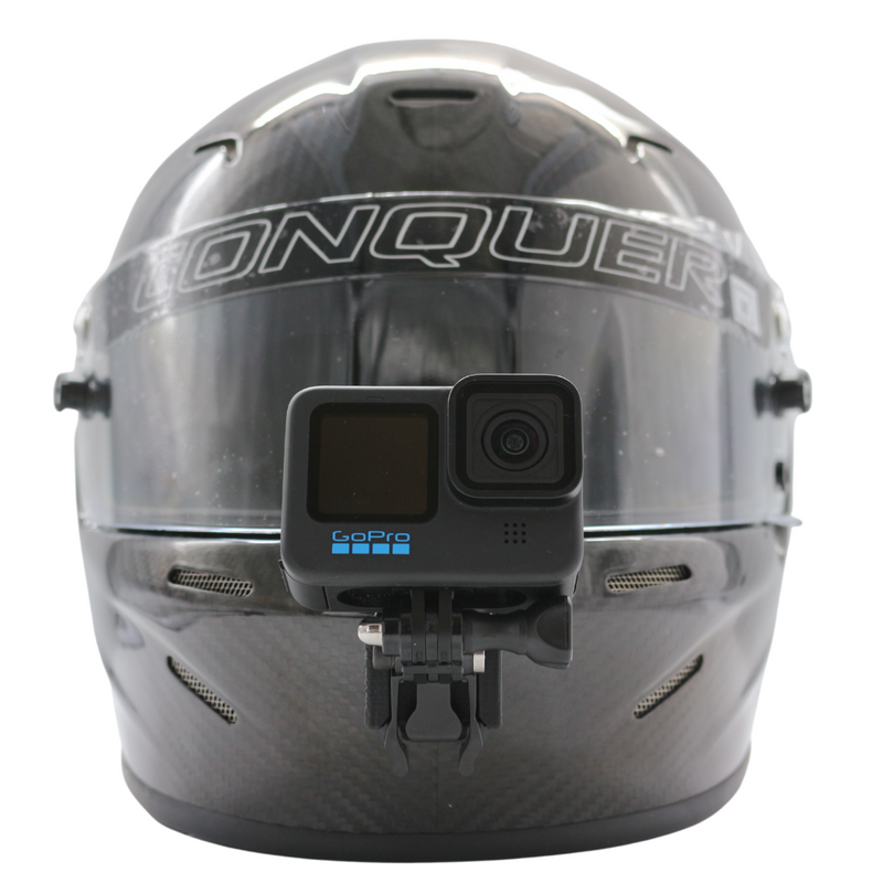 Chin Mount for Conquer Snell SA2020 Carbon Fiber