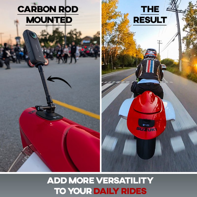 Carbon Extension Rod for GoPro, Insta360, DJI, and more