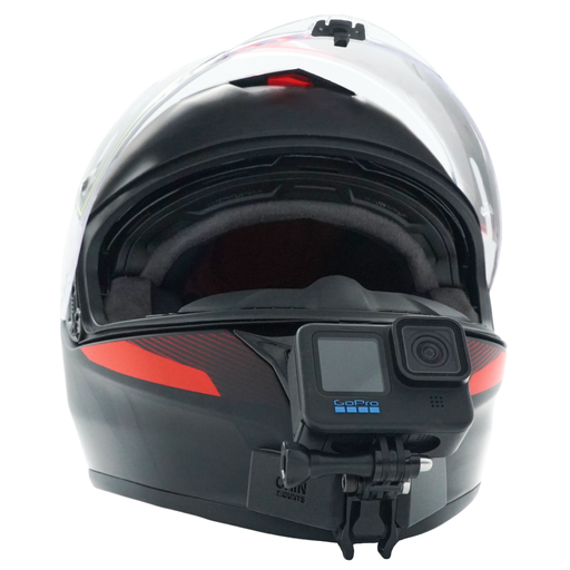 130R Kashima Helmet Chin Mount For Action Camera GoPro, Insta360, DJI, & more