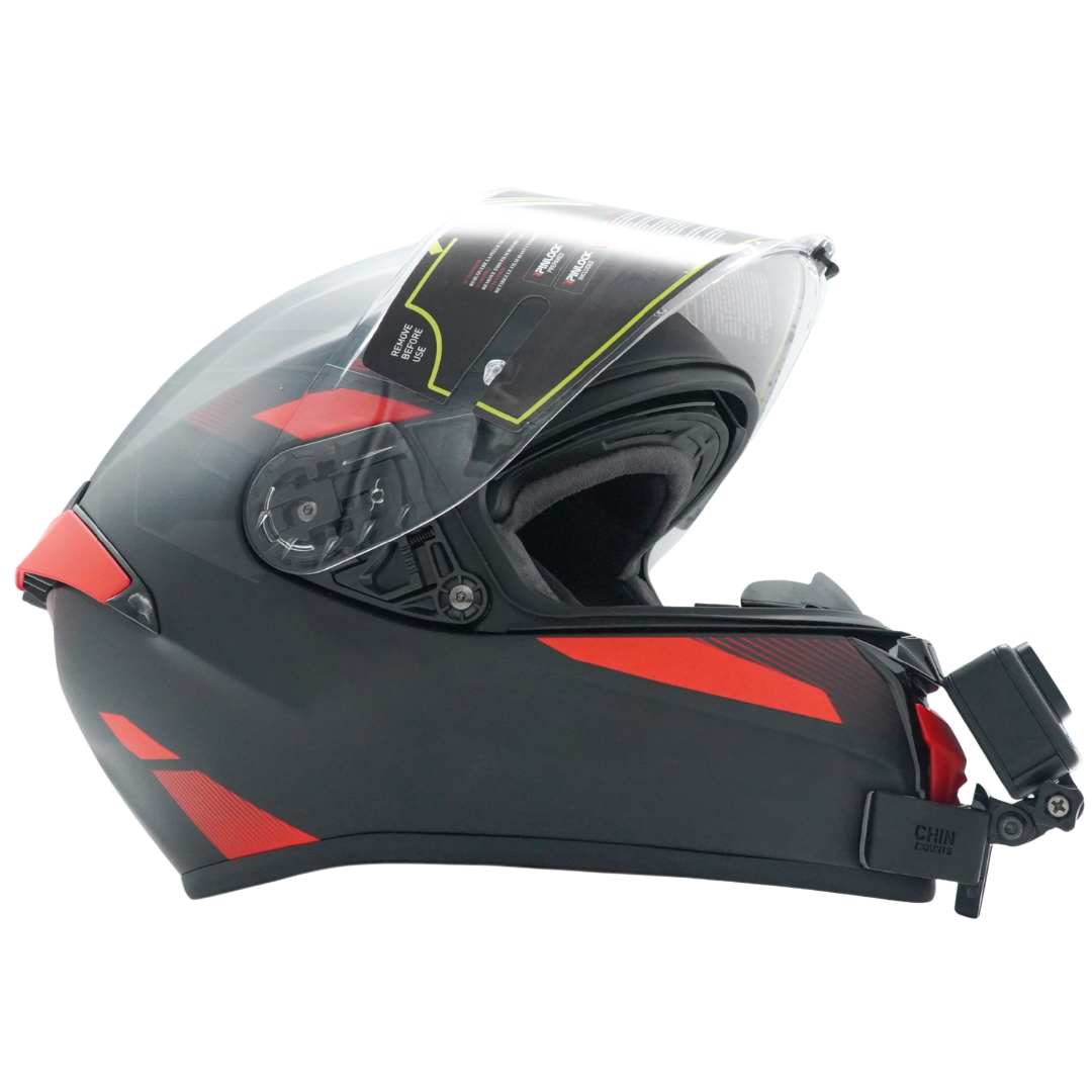 130R Kashima Helmet Chin Mount For Action Camera GoPro, Insta360, DJI, & more