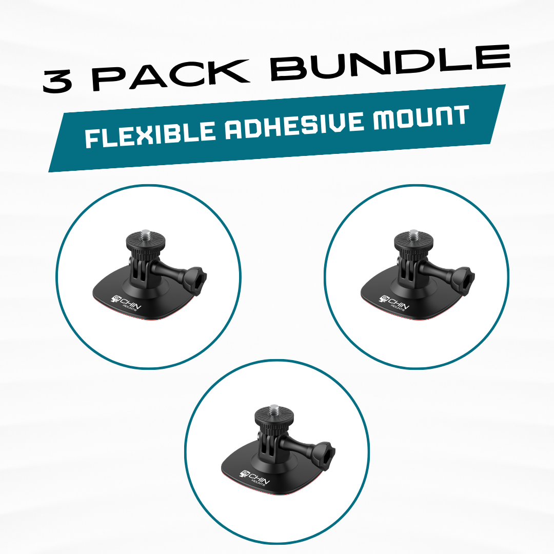 Baseball Helmet Mount 3-Pack Bundle