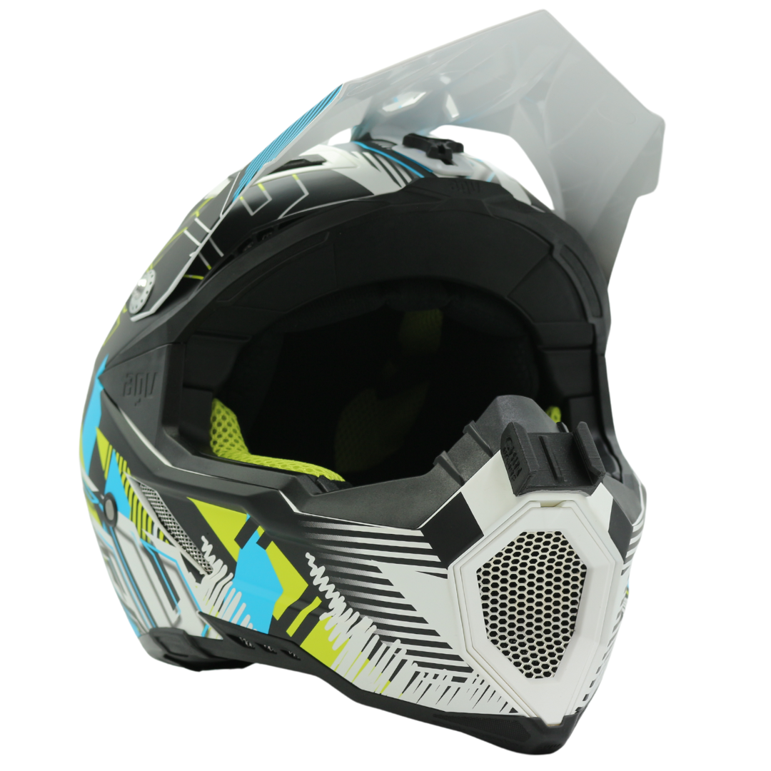 agence 360 motorcycle helmet AGV AX-8 Helmet Chin Mount For GoPro, Insta360, DJI, & more — Chin Mounts