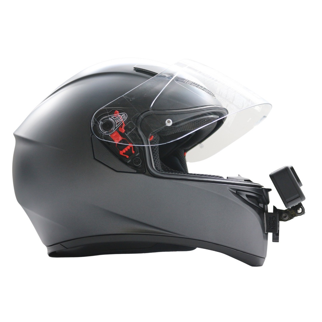 agv k3 gopro mount 2206 Chin Helmet Mount on design lets you mount your camera quickly and confidently How to mount a GoPro