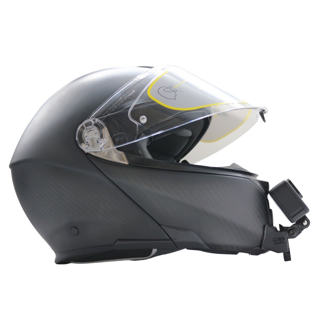 AGV Compact Modular Helmet, Ride with Chin Guard Open