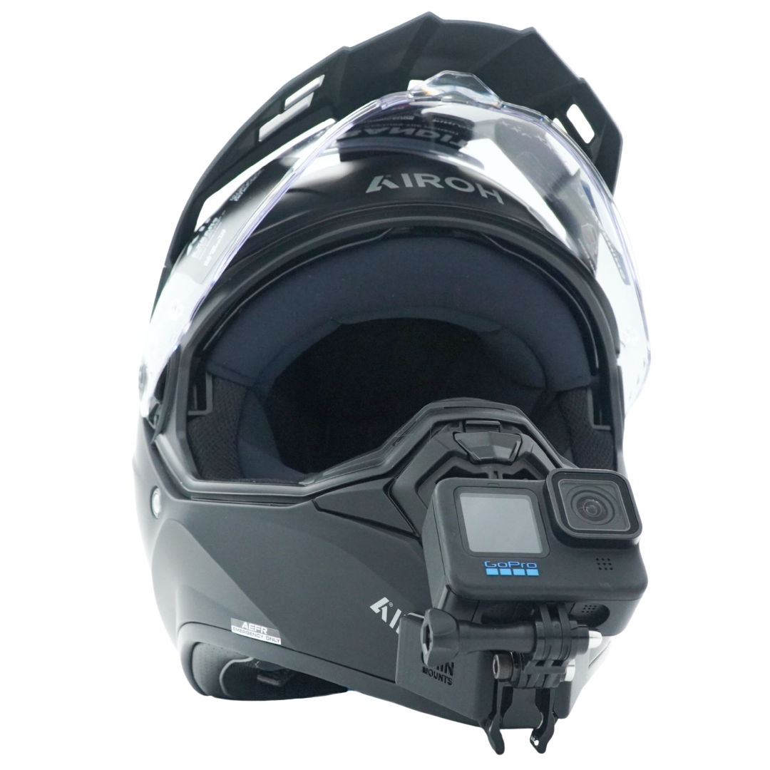 Airoh Bandit Helmet Chin Mount For Action Camera GoPro, Insta360, DJI, & more