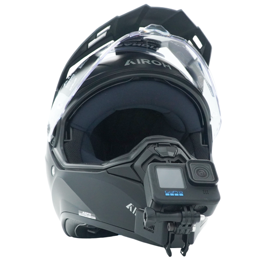 Airoh Bandit Helmet Chin Mount For Action Camera GoPro, Insta360, DJI, & more