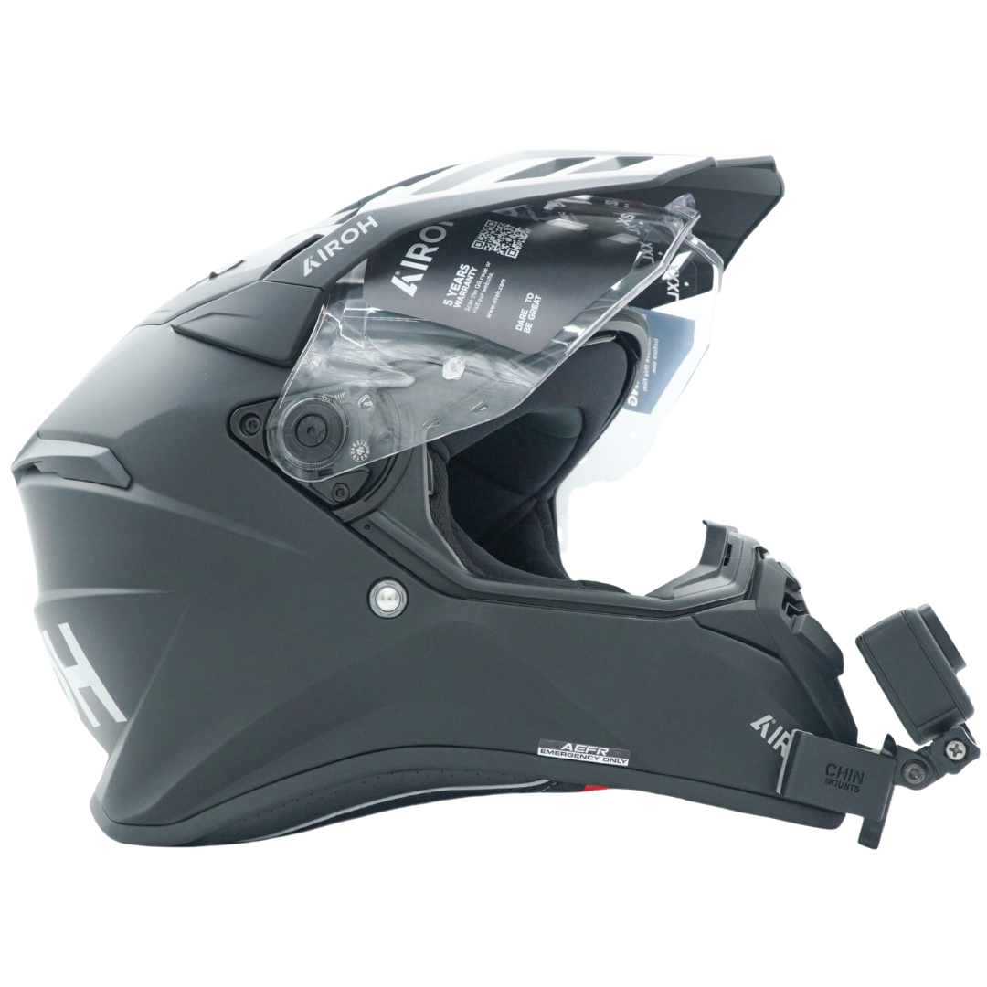 Airoh Bandit Helmet Chin Mount For Action Camera GoPro, Insta360, DJI, & more
