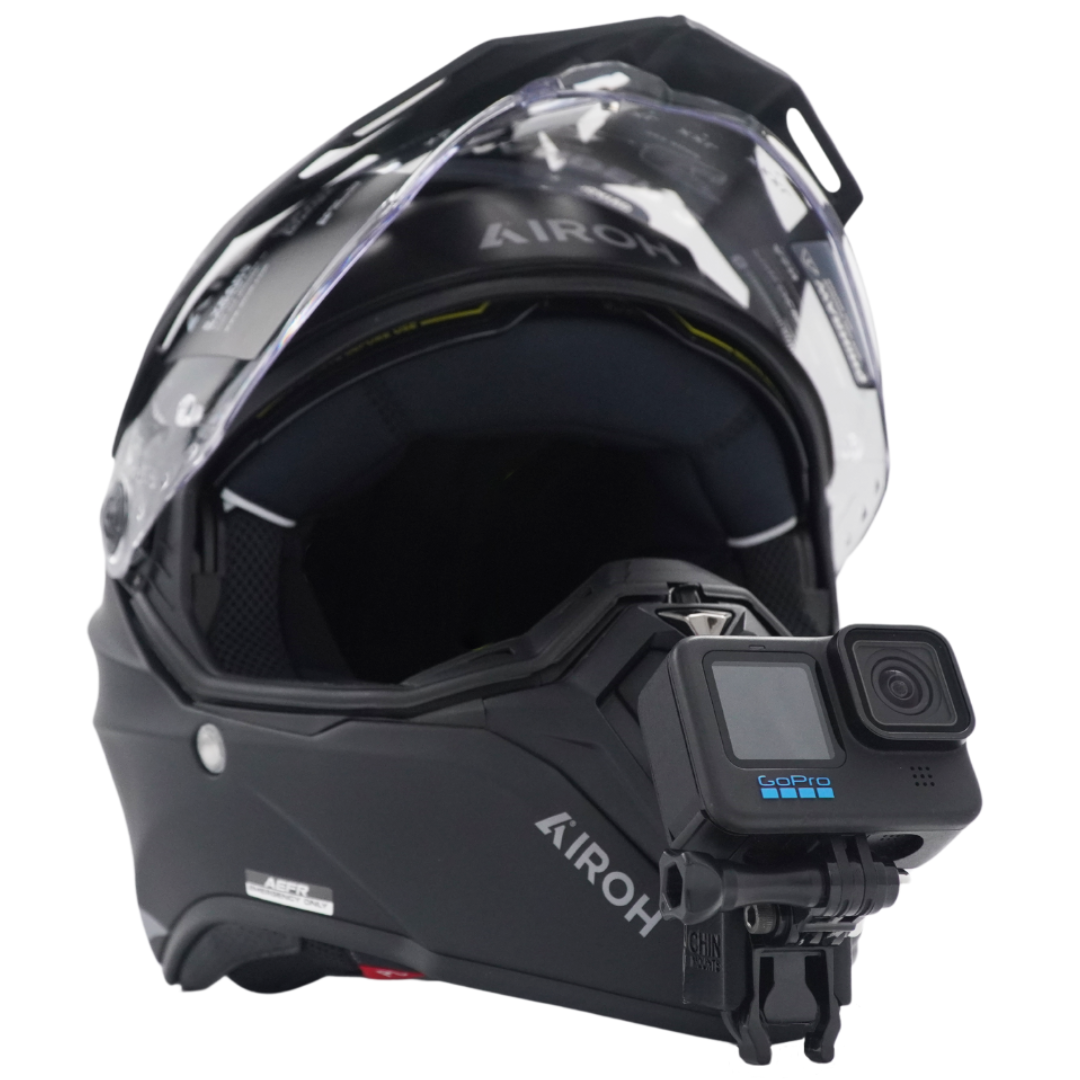 Airoh Commander Helmet Camera Chin Mount for GoPro, Insta360
