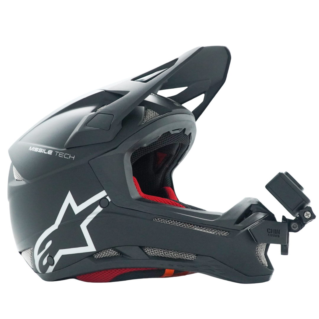 Alpinestars Missile Tech Helmet Chin Mount for Action Camera GoPro, Insta360, DJI, & more