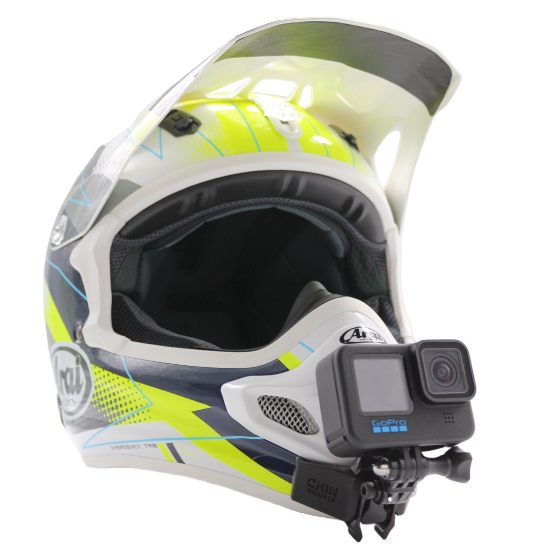 arai helmet gopro mount FLEX Chin for XD-4 MotoRadds X helmet action camera Chin Mount motovlog setup Arai Signet-X Camera Chin Mount