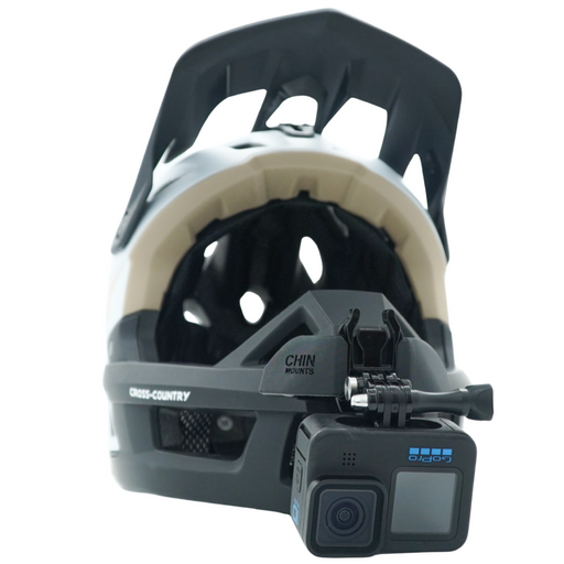 BATFOX Cross Country Full Face Helmet Chin Mount For Action Camera GoPro, Insta360, DJI, & more
