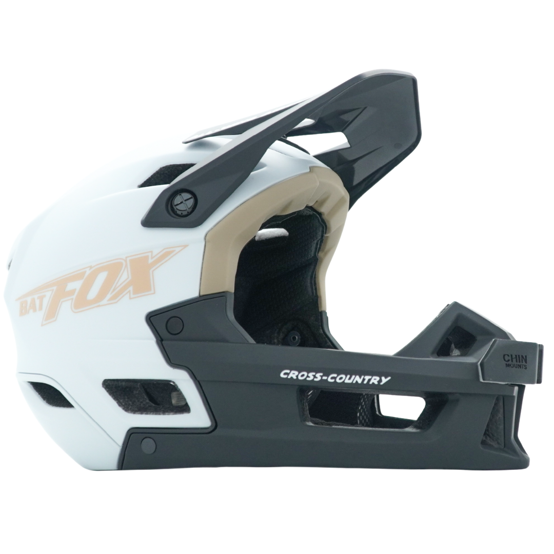 BATFOX Cross Country Full Face Helmet Chin Mount For Action Camera GoPro, Insta360, DJI, & more