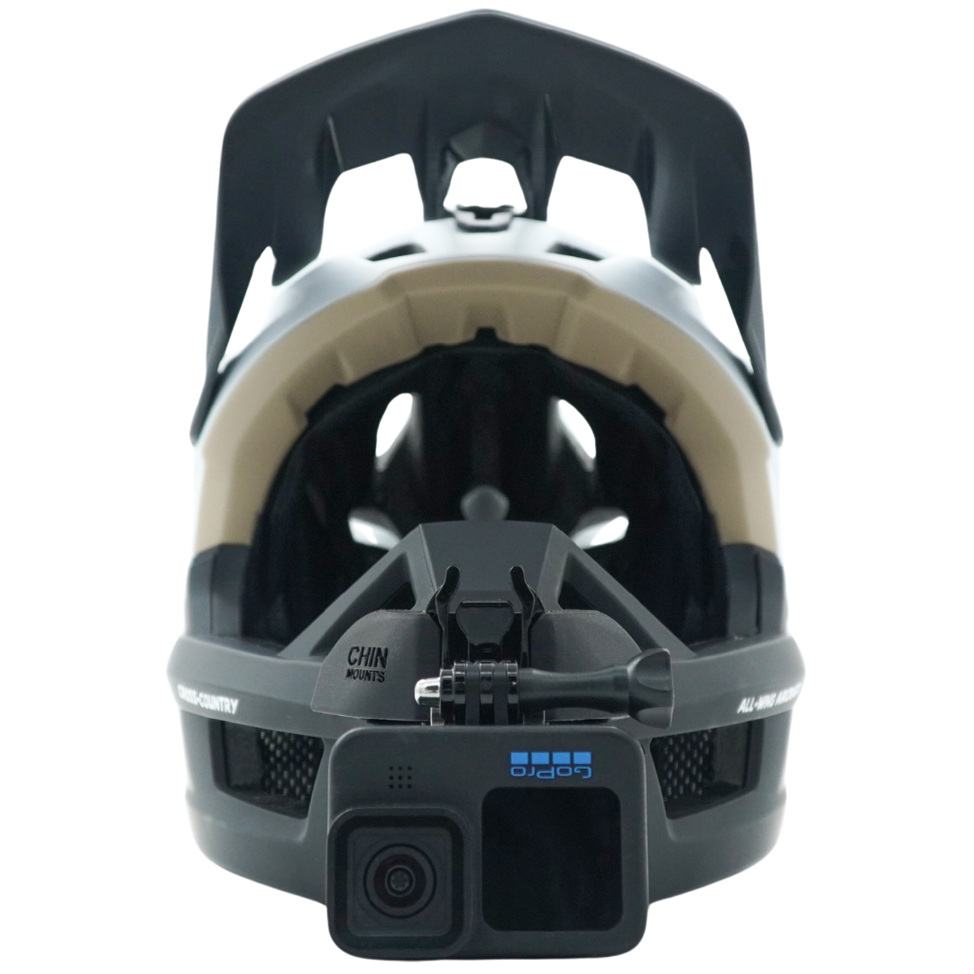BATFOX Cross Country Full Face Helmet Chin Mount For Action Camera GoPro, Insta360, DJI, & more