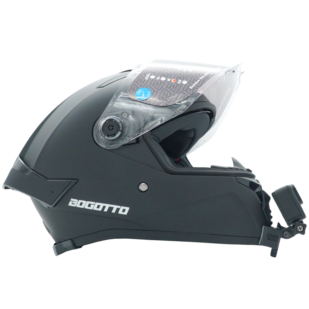 Bogotto FF118 Helmet Chin Mount For Action Camera GoPro, Insta360, DJI, & more
