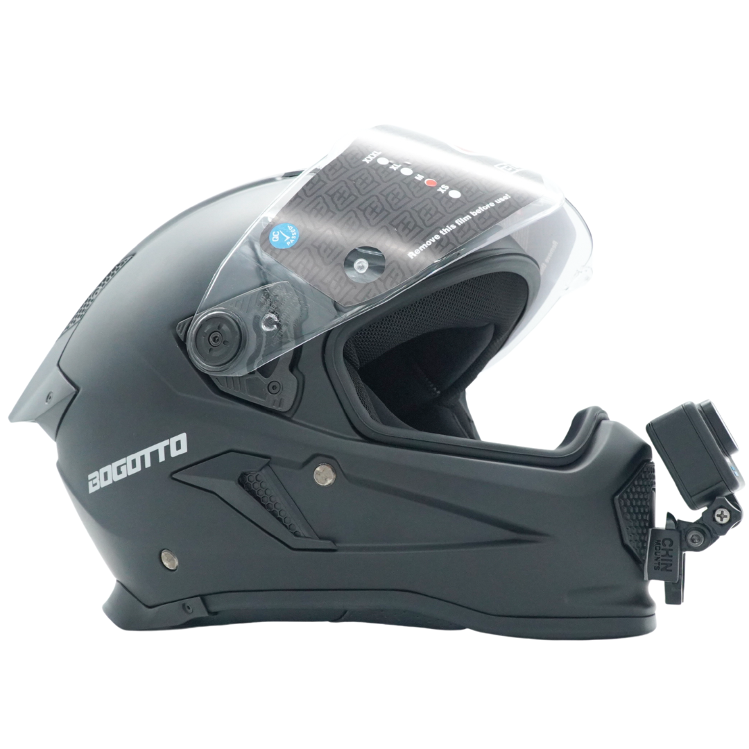 Bogotto Rapto Helmet Chin Mount For Action Camera GoPro, Insta360, DJI, & more