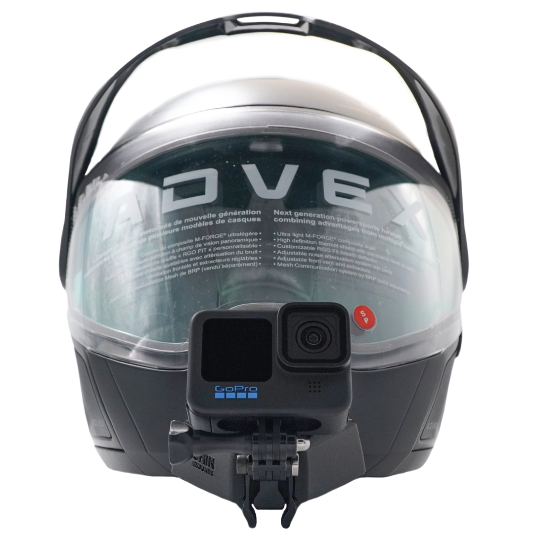 Adavex Can-Am Advex Snowmobile Helmet Chin Mount For GoPro, Insta360, DJI ...