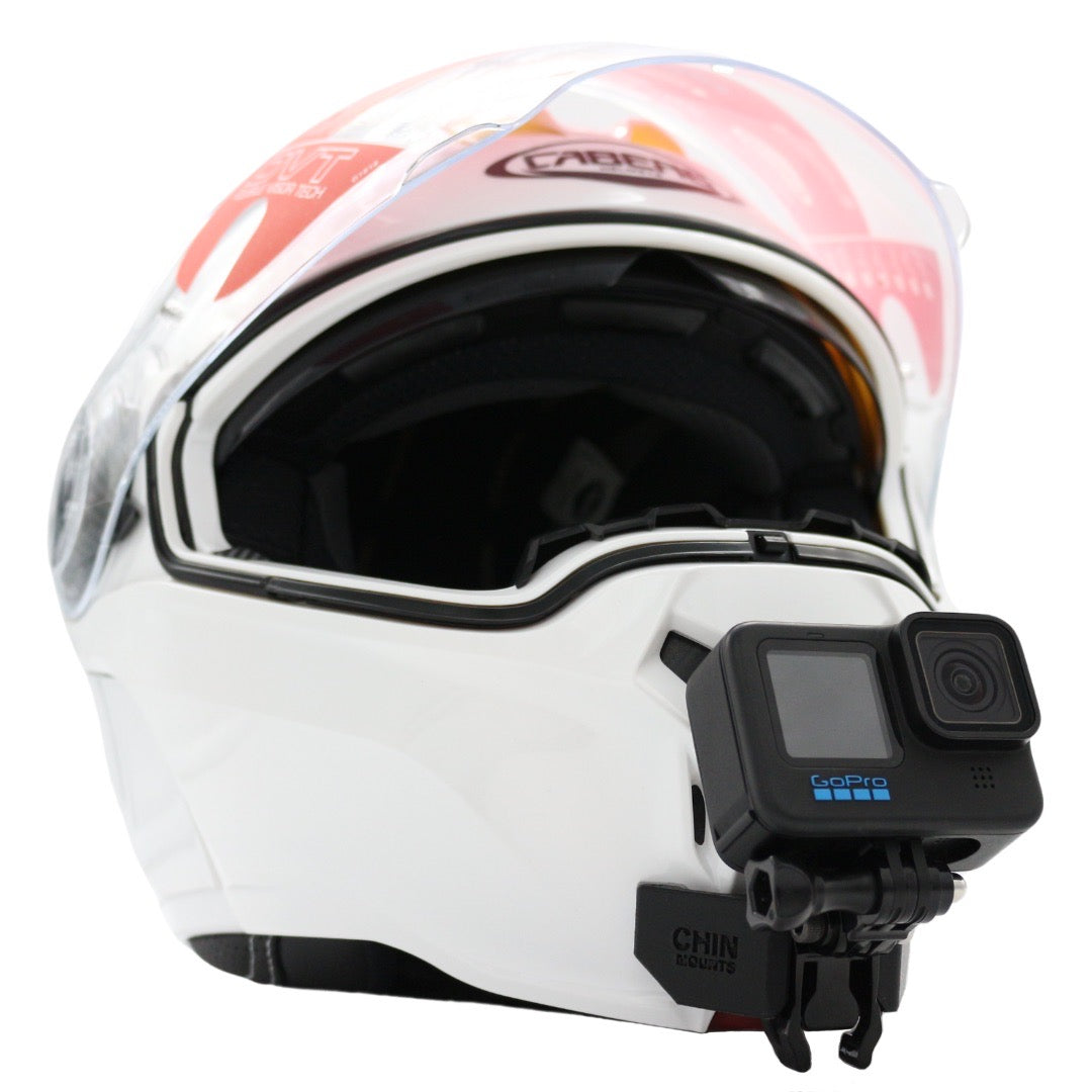 duke helmets for motorcycles Caberg Duke Evo Helmet Chin Mount For GoPro, Insta360, DJI, & more — Chin  Mounts