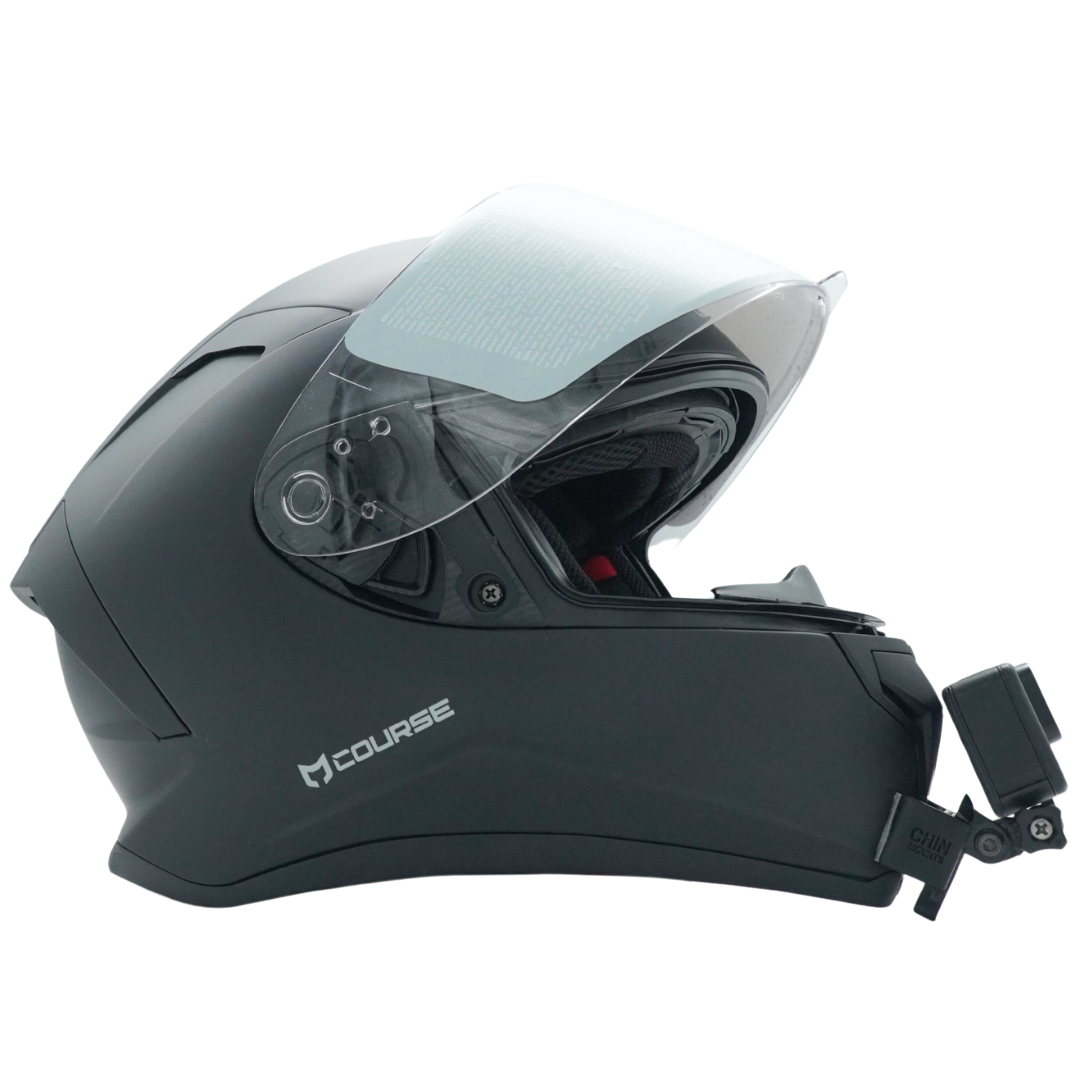 Course Raider Evo Helmet Chin Mount For Action Camera GoPro, Insta360, DJI, & more