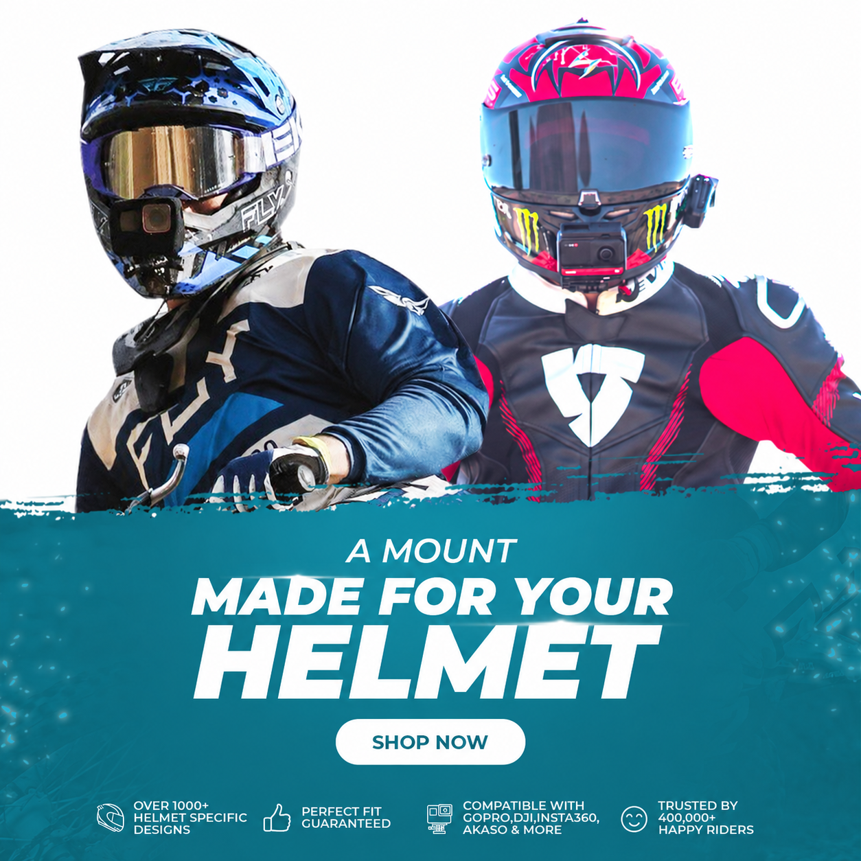 Chin Mounts - Best Motorcycle & MTB Helmet Mounts For GoPro & Insta360 Chin Mounts - Best Motorcycle & MTB Helmet Mounts For GoPro & Insta360