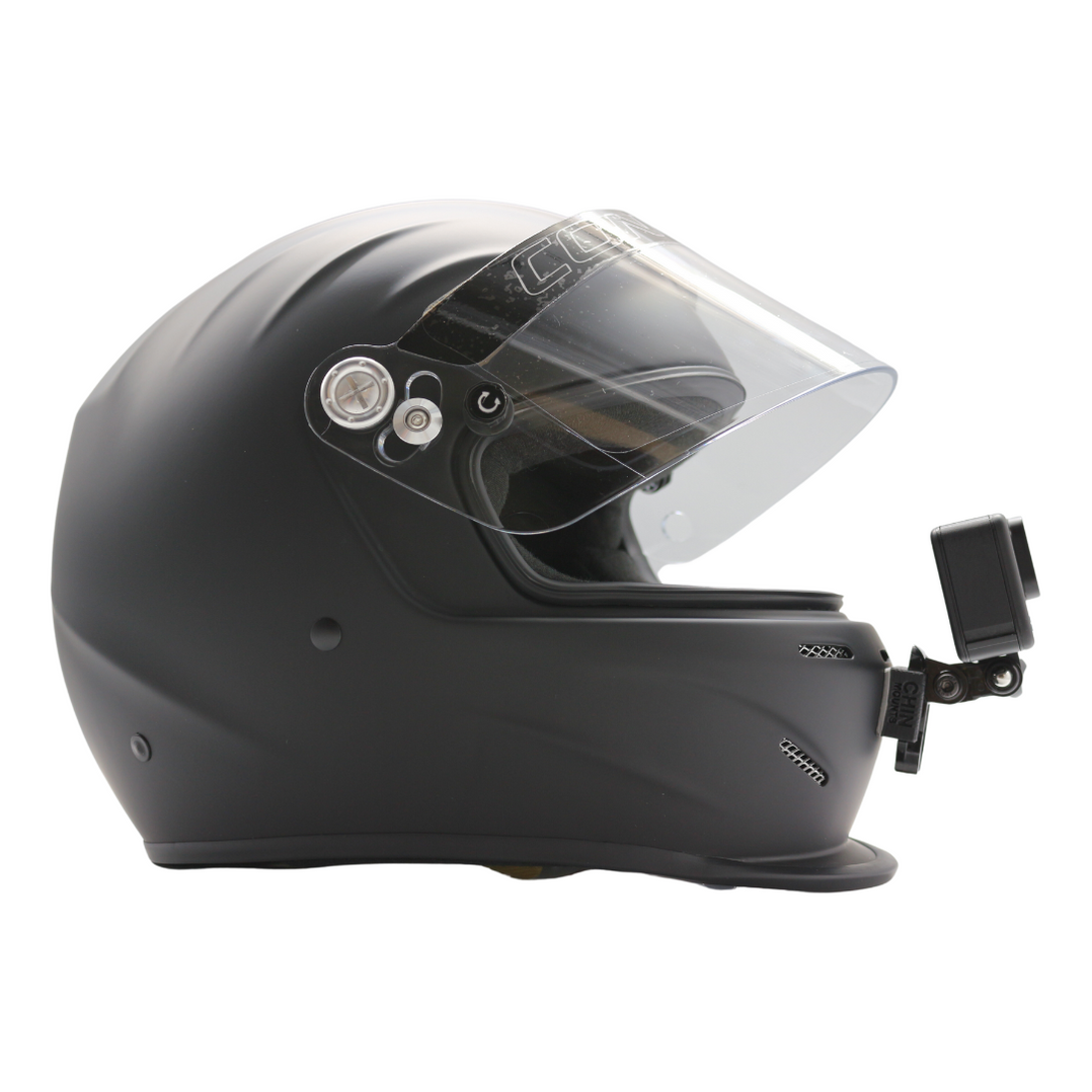 Camera Conquer Conquer Aerodynamic Vented Helmet Camera Chin Mount for GoPro — Chin Mounts