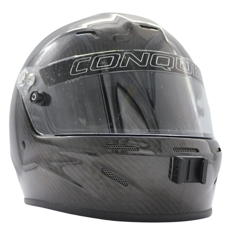 Chin Mount for Conquer Snell SA2020 Carbon Fiber