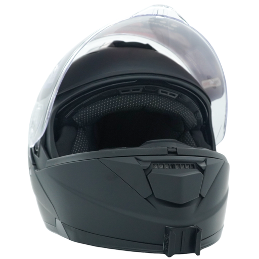 bluetooth evo flip front motorcycle helmets Martian Genuine Real Carbon Fiber Modular up Full Face Helmet + Motorcycle Headset: HB-B1 Glossy Carbon Black listening to Music G-Mac Axis Evo 2.0 P&J