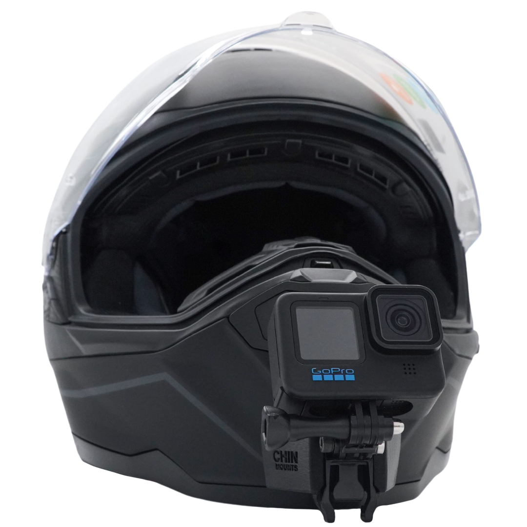 EVO DX-7 Helmet Chin Mount For GoPro, Insta360, DJI, & more