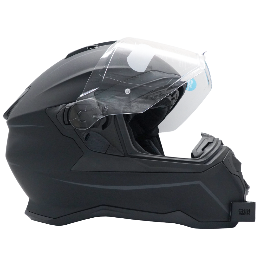 EVO DX-7 Helmet Chin Mount For GoPro, Insta360, DJI, & more