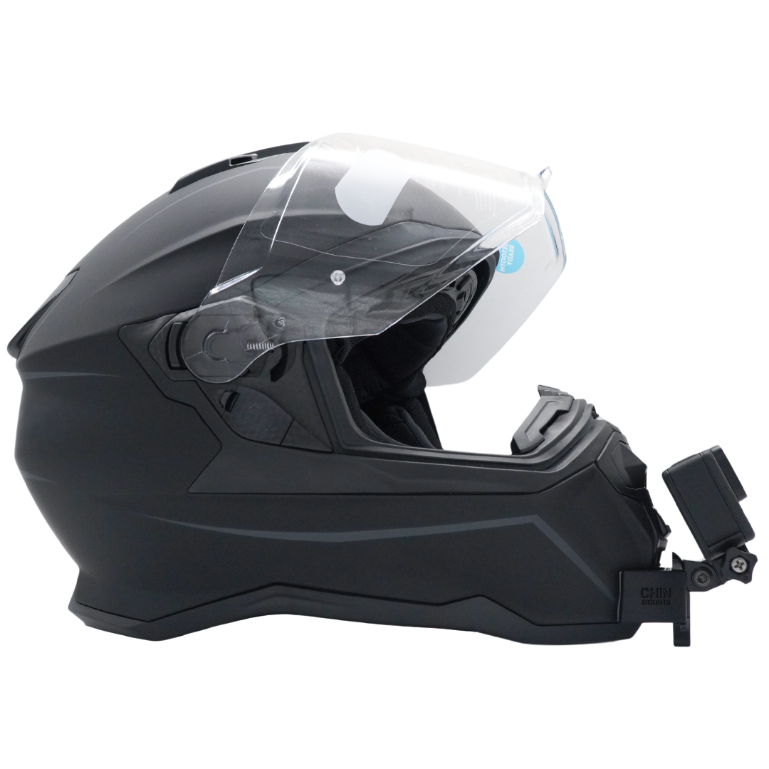 EVO DX-7 Helmet Chin Mount For GoPro, Insta360, DJI, & more