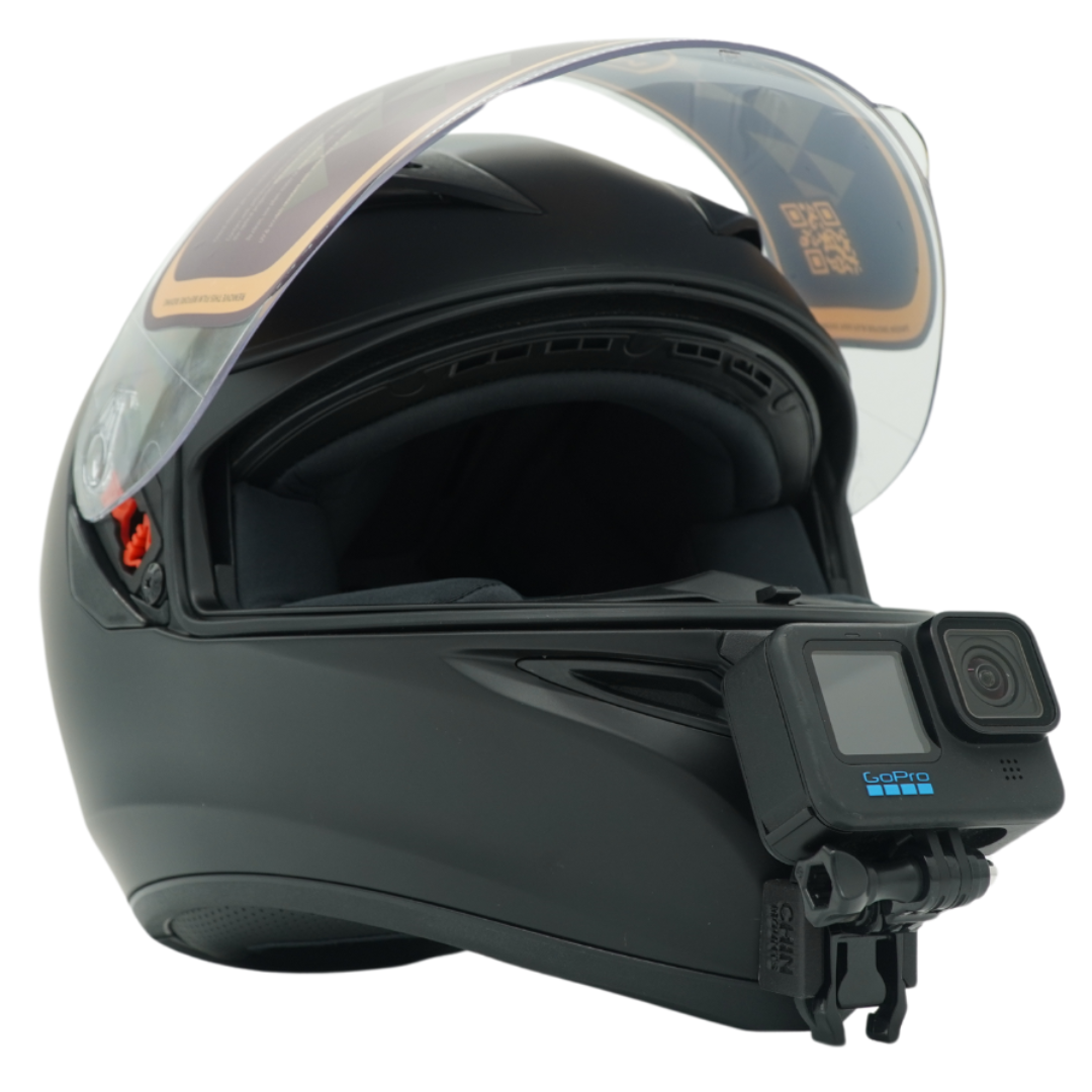gdm motorcycle helmet GoPro Camera Helmet Mount | Chin Mount for Your Action Camera: Gopro, Insta 360, DJI