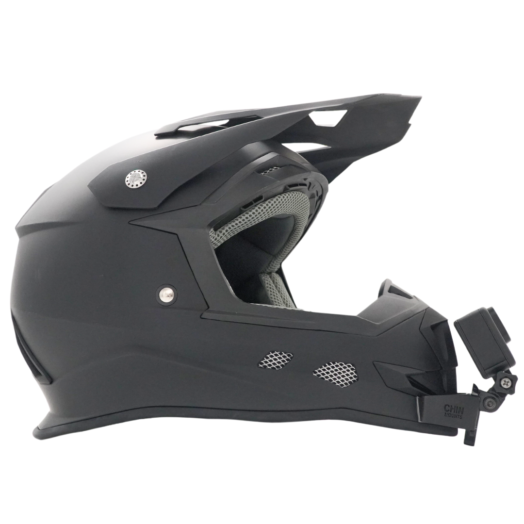 GLX GX623 Helmet Chin Mount For Action Camera GoPro, Insta360, DJI, & more