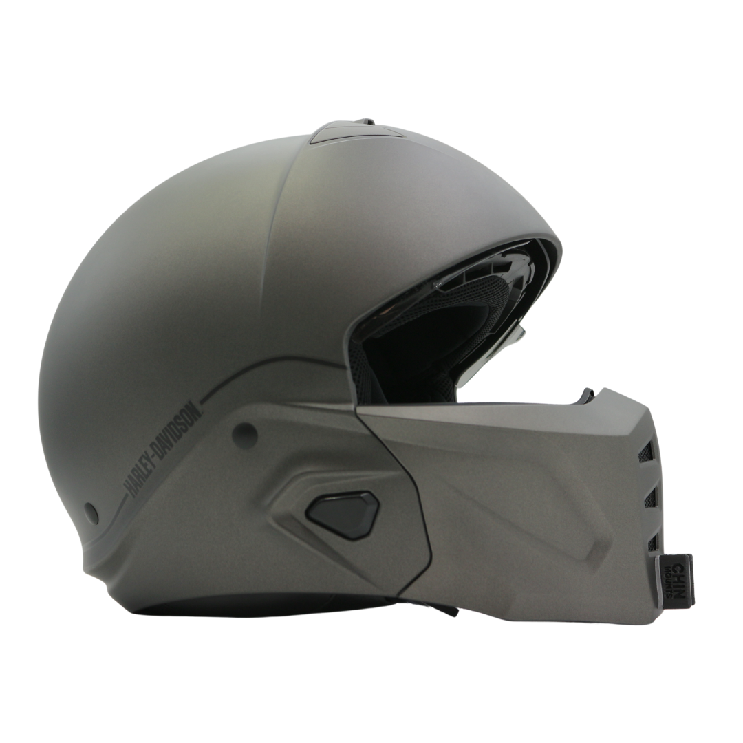 harley davidson pilot helmet vs scorpion covert Chin Mount for Harley Davidson Pilot II 2-in-1 X16