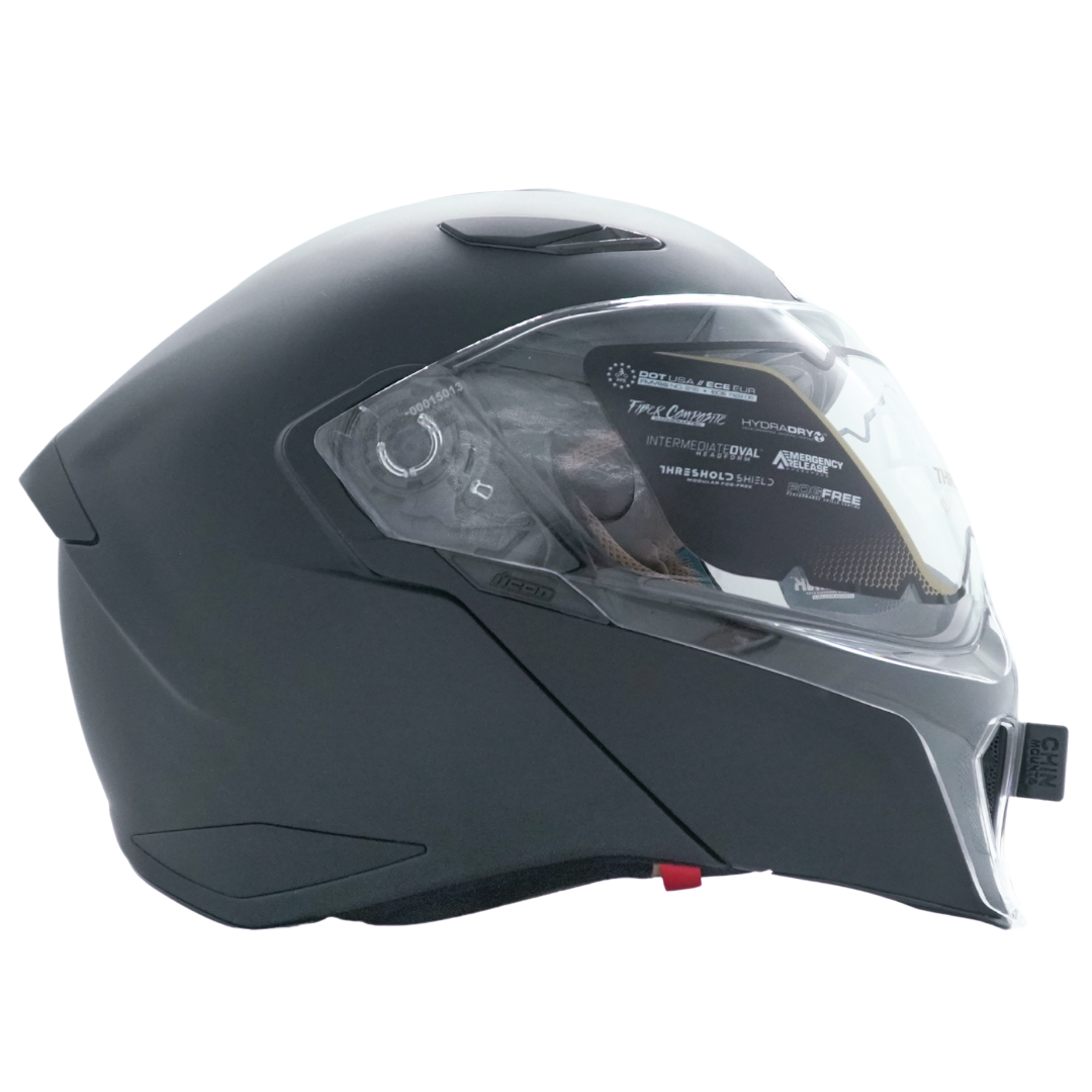 Icon Threshold Helmet Chin Mount For GoPro, Insta360, DJI, & more