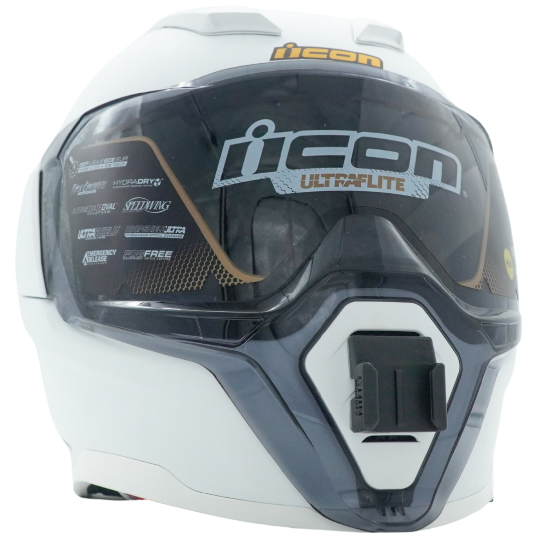 Icon Ultraflite Helmet Chin Mount For Action Camera GoPro, Insta360, DJI, & more