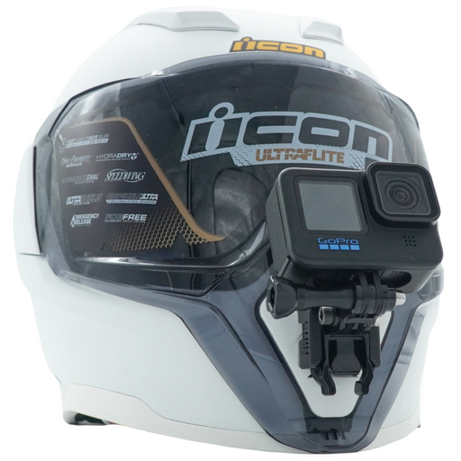 Icon Ultraflite Helmet Chin Mount For Action Camera GoPro, Insta360, DJI, & more