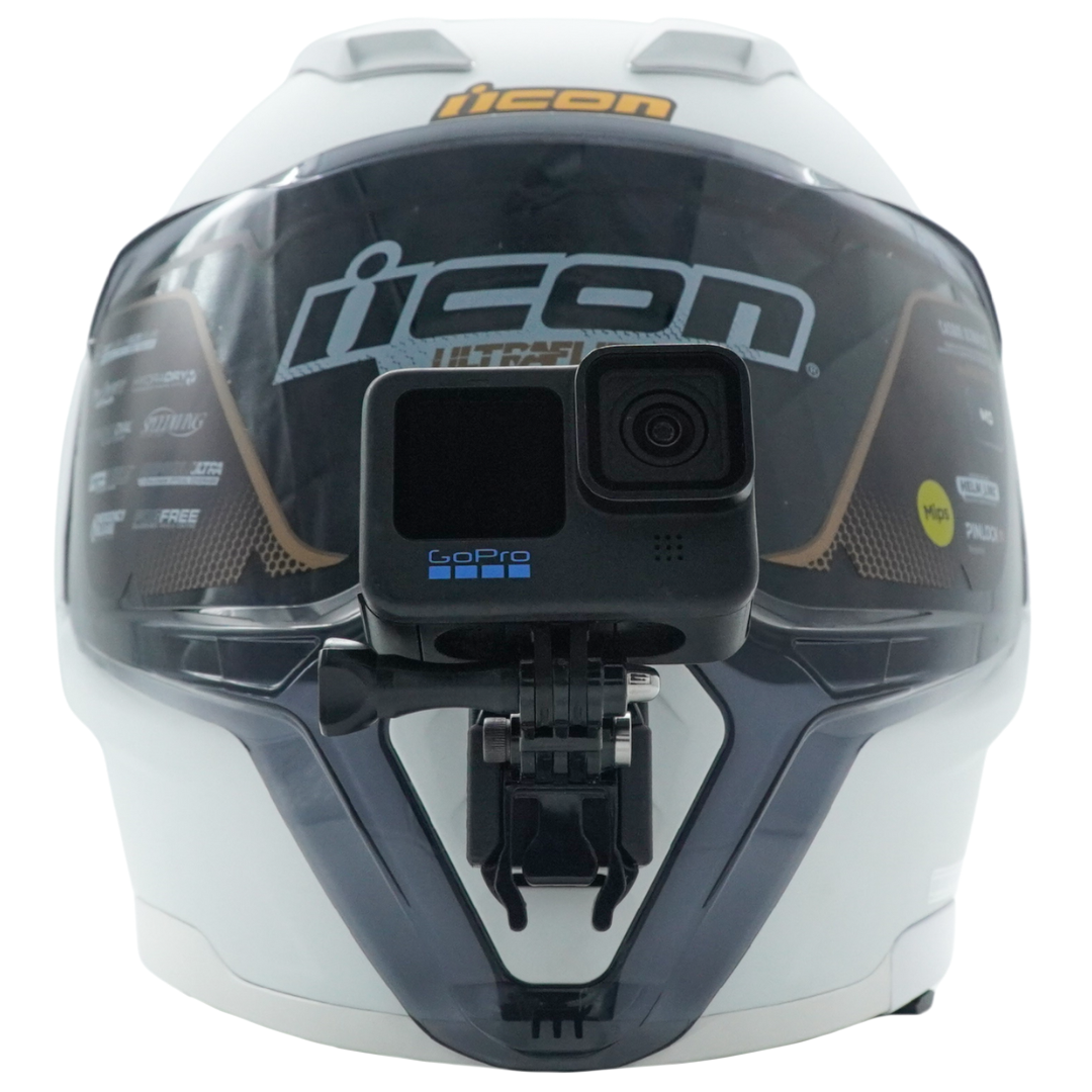 Icon Ultraflite Helmet Chin Mount For Action Camera GoPro, Insta360, DJI, & more