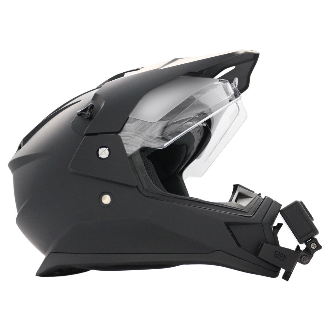 IXS 209 1.0 Helmet Chin Mount For Action Camera GoPro, Insta360, DJI, & more