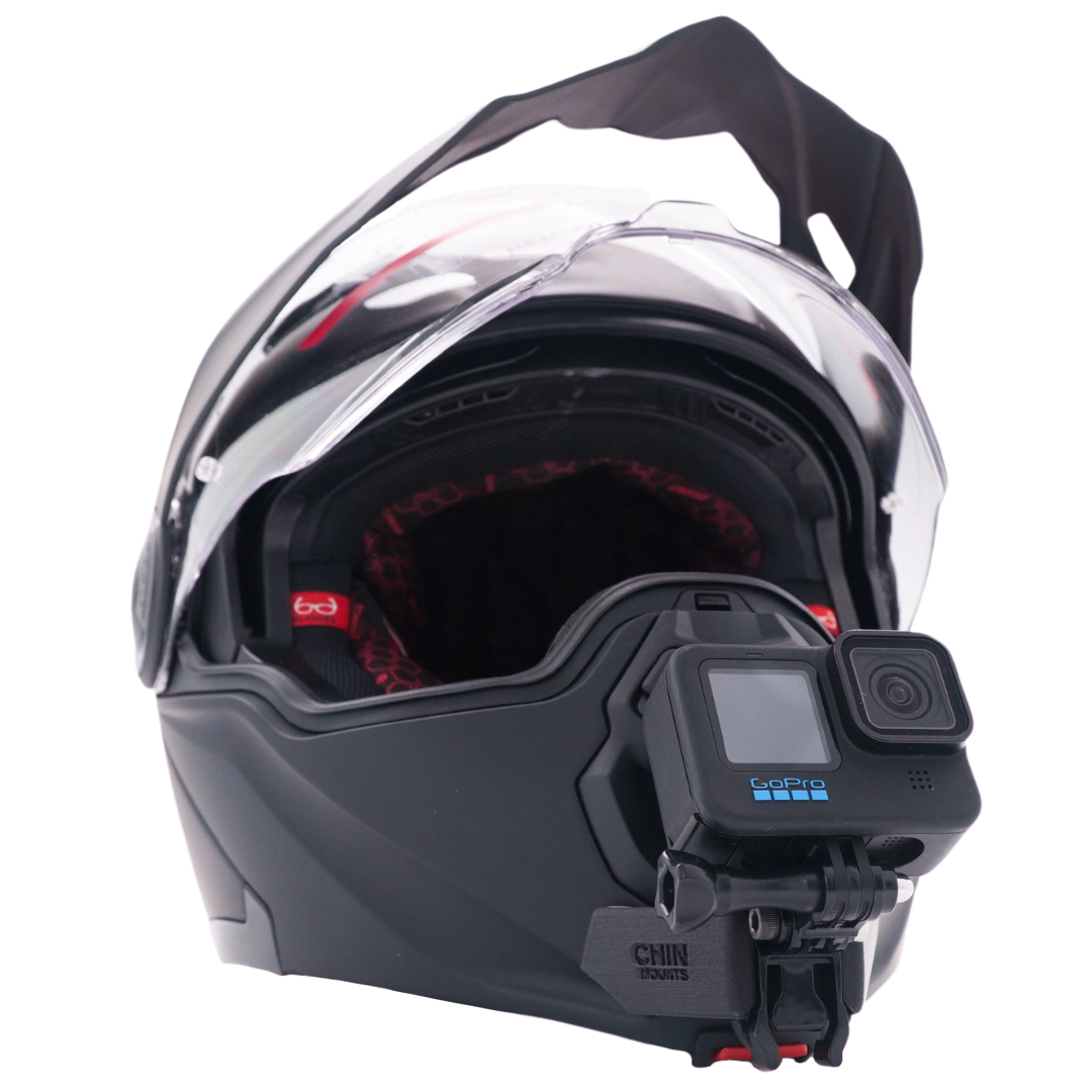 IXS Venture 1.0 Helmet Chin Mount For Action Camera GoPro, Insta360, DJI, & more