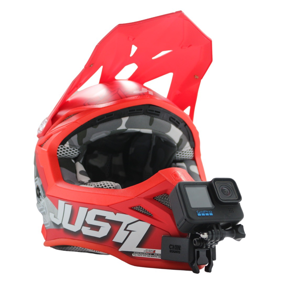 Just1 J39 Helmet Camera Chin Mount for GoPro — Chin Mounts