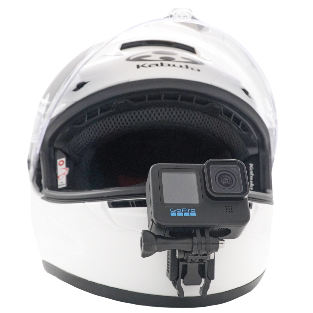 Kabuto F-17R Mips カーボン Lサイズ Goproマウント OGK Kabuto F17 Helmet Chin Mount For GoPro, Insta360, DJI, & more