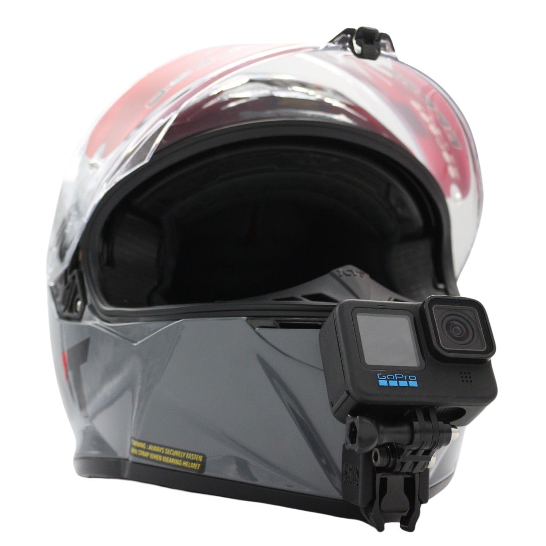 go pro for motorcycle helmets KYT R2R Helmet Chin Mount For GoPro, Insta360, DJI, & more — Chin Mounts