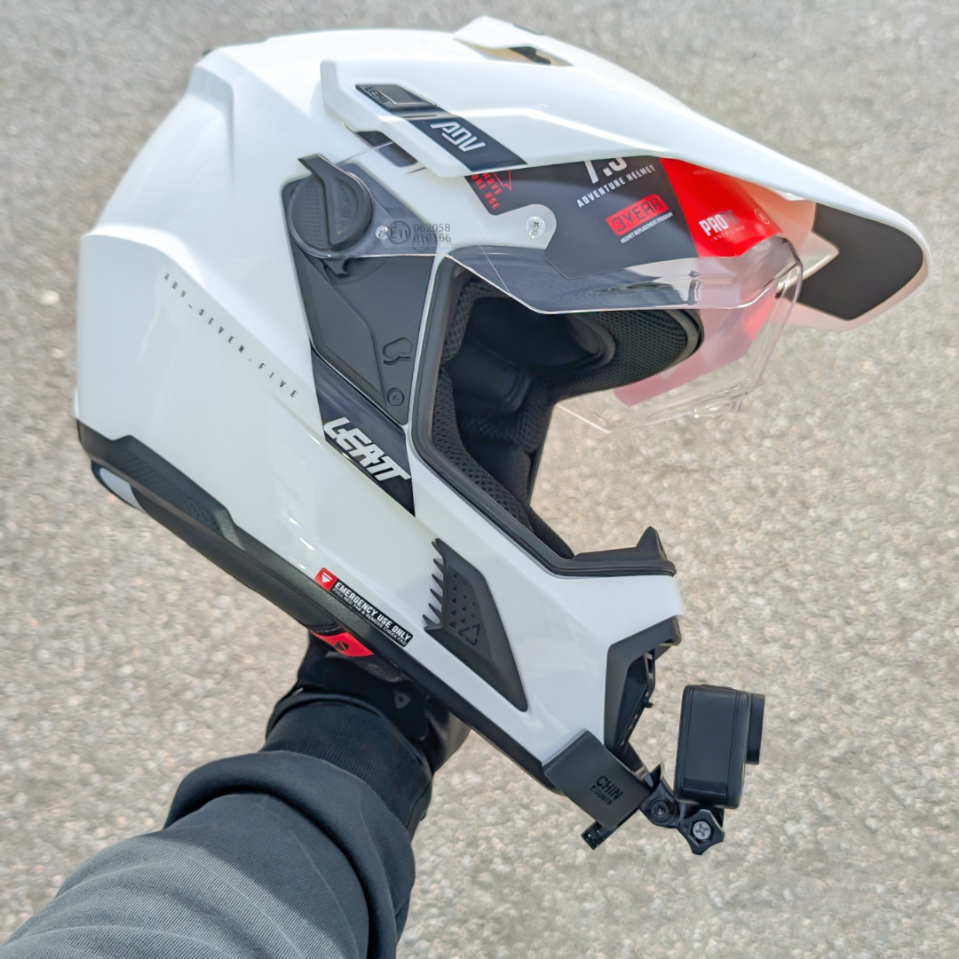 LEATT ADV 7.5 Helmet Chin Mount For Action Camera GoPro, Insta360, DJI, & more