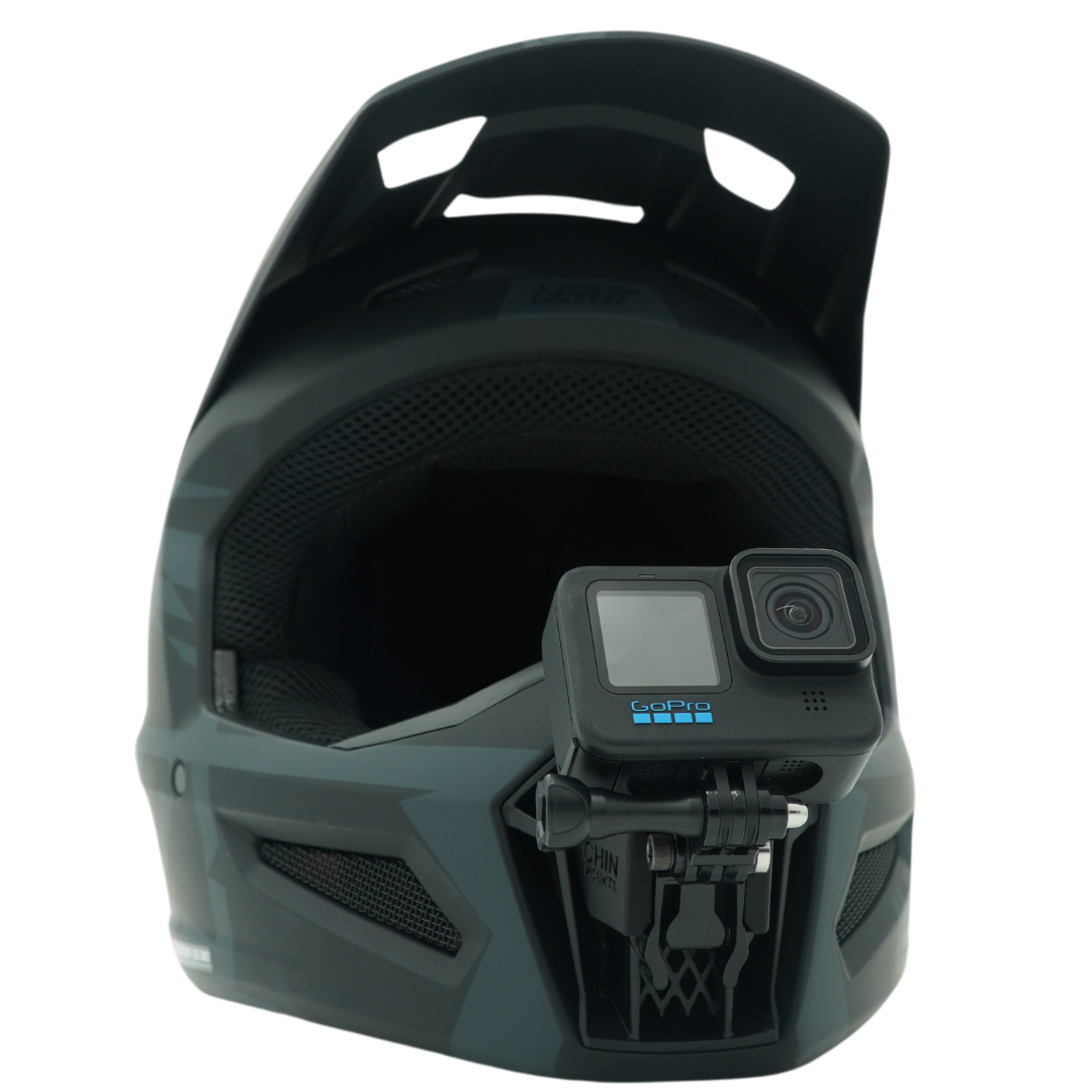 LEATT Moto 3.5 V26 Helmet Chin Mount For Action Camera GoPro, Insta360, DJI, & more
