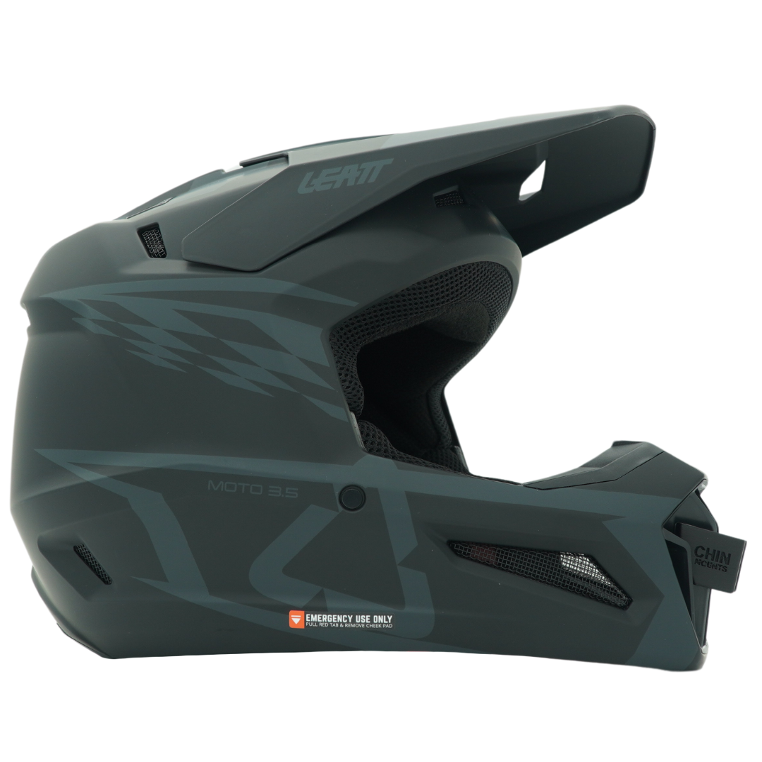 LEATT Moto 3.5 V26 Helmet Chin Mount For Action Camera GoPro, Insta360, DJI, & more