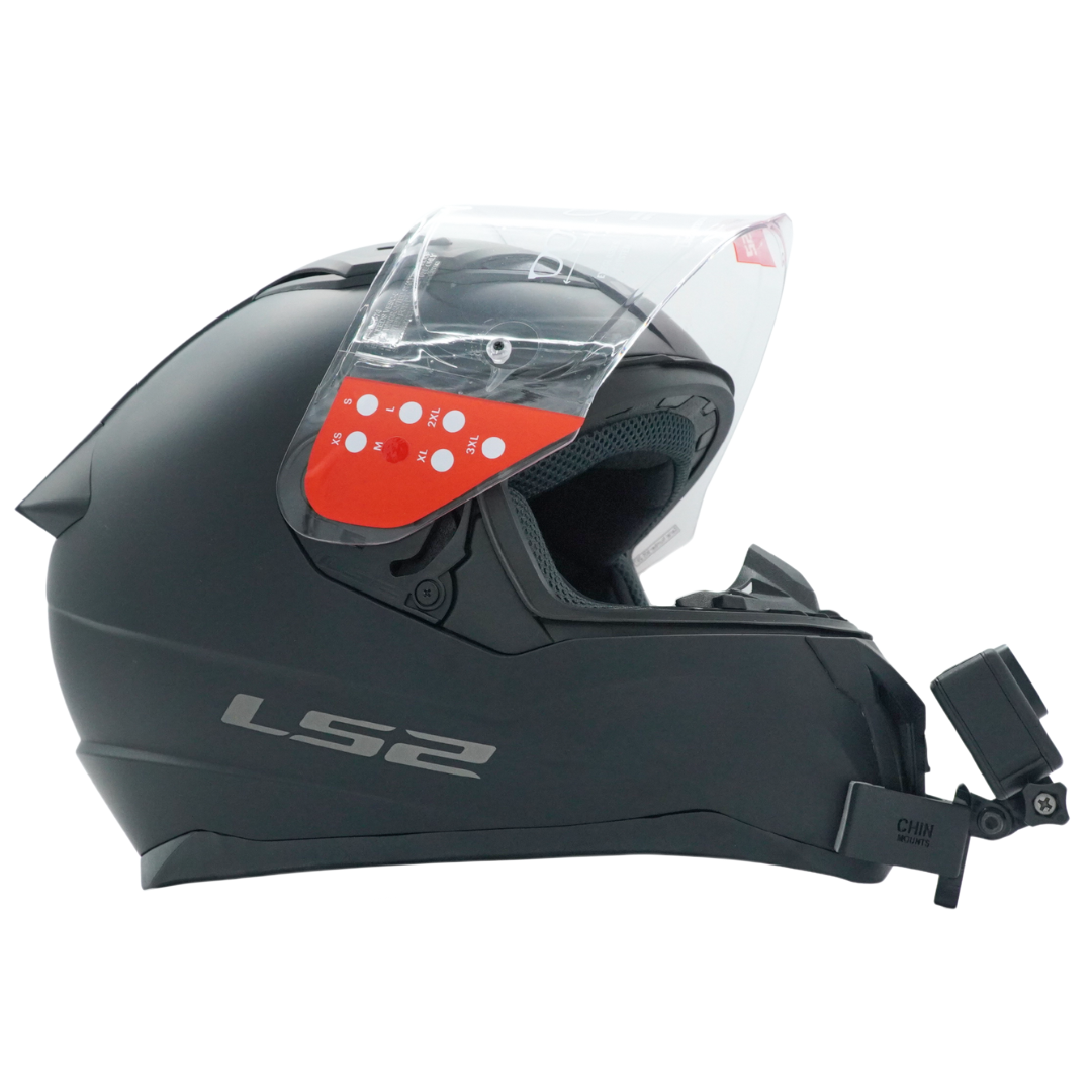 LS2 Centric Helmet Chin Mount For Action Camera GoPro, Insta360, DJI, & more