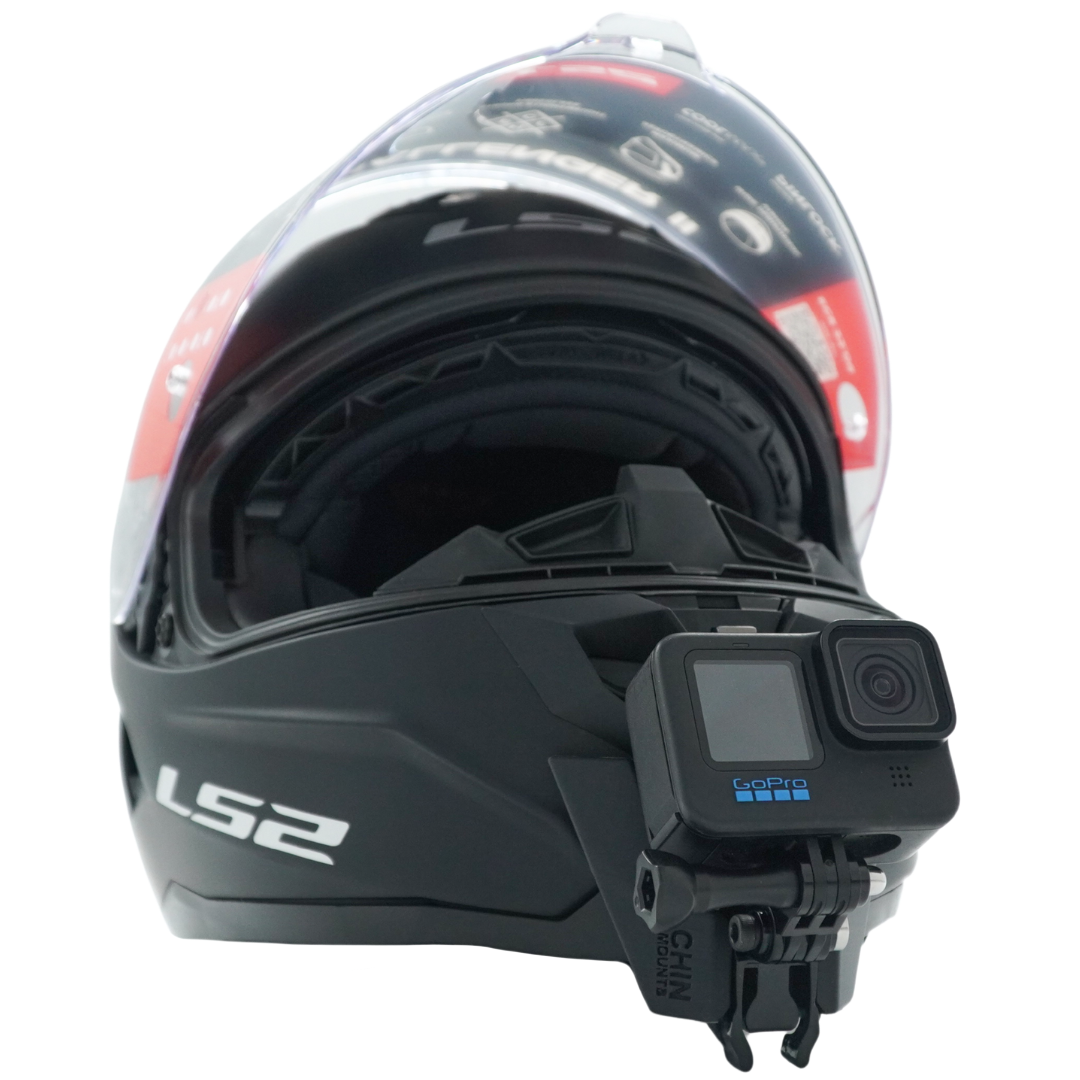 LS2 Challenger 2 Helmet Chin Mount For Action Camera GoPro, Insta360, DJI, & more