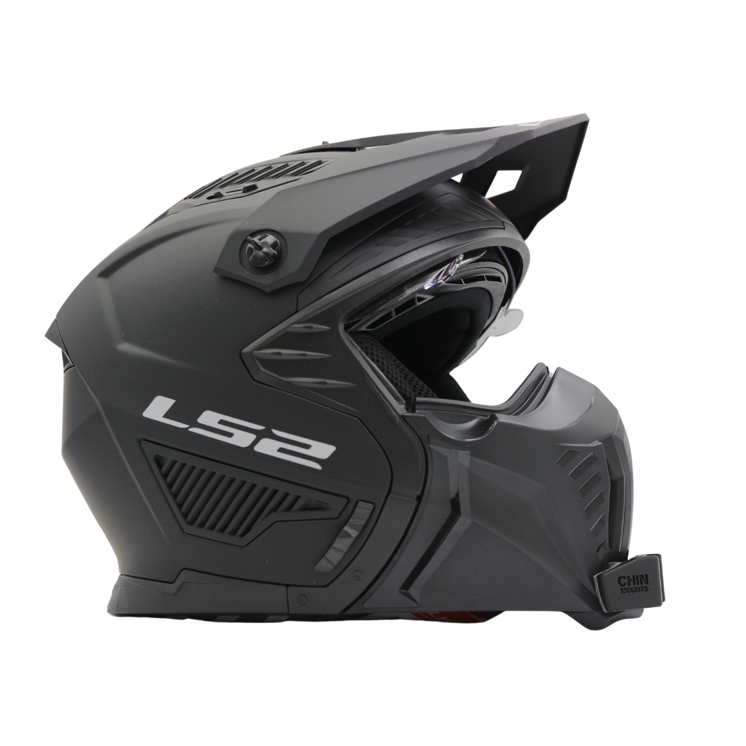 ls2 drifter solid helmet GoPro Camera Helmet Mount | Chin Mount for Your Action Camera: Gopro, Insta 360, DJI