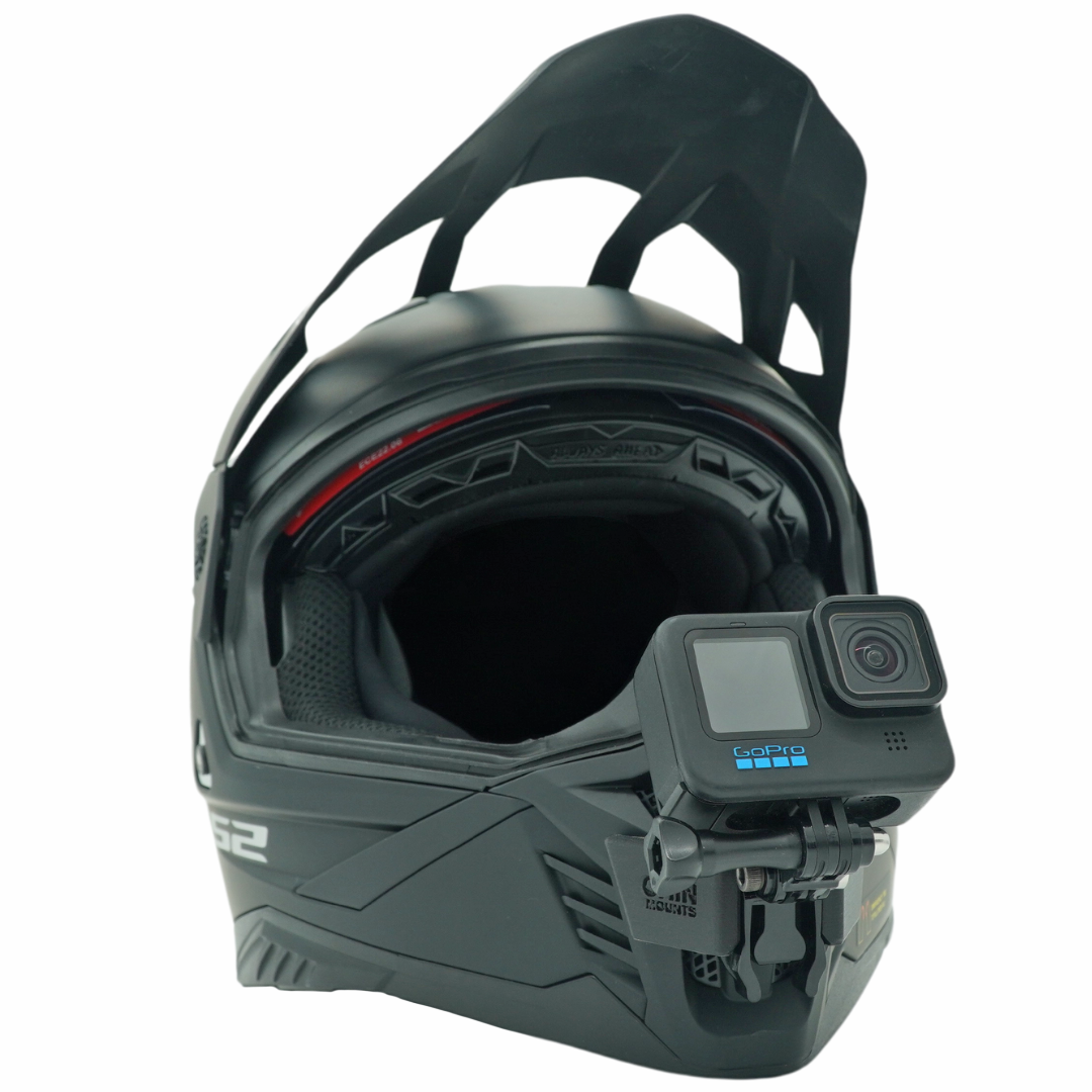 LS2 MX708 Fast II Helmet Camera Chin Mount for GoPro, Insta360