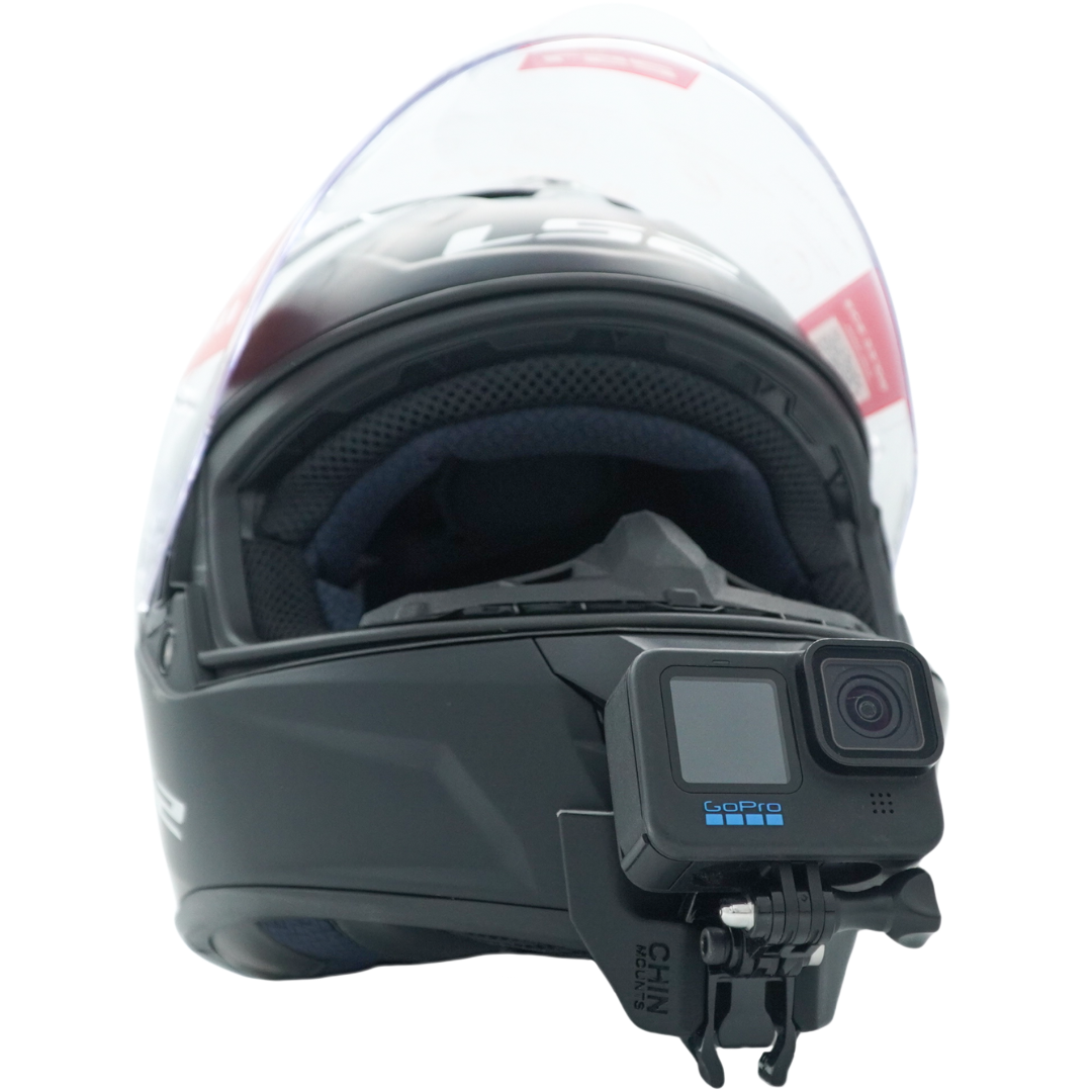 LS2 Rapid 3 Helmet Camera Chin Mount for GoPro, Insta360, DJI, & more