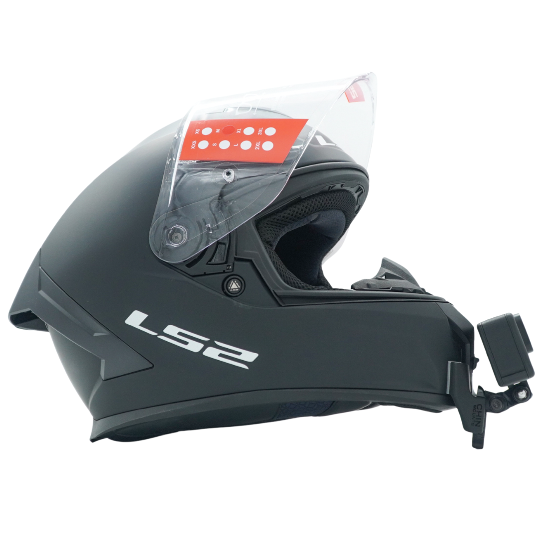 LS2 Rapid 3 Helmet Camera Chin Mount for GoPro, Insta360, DJI, & more